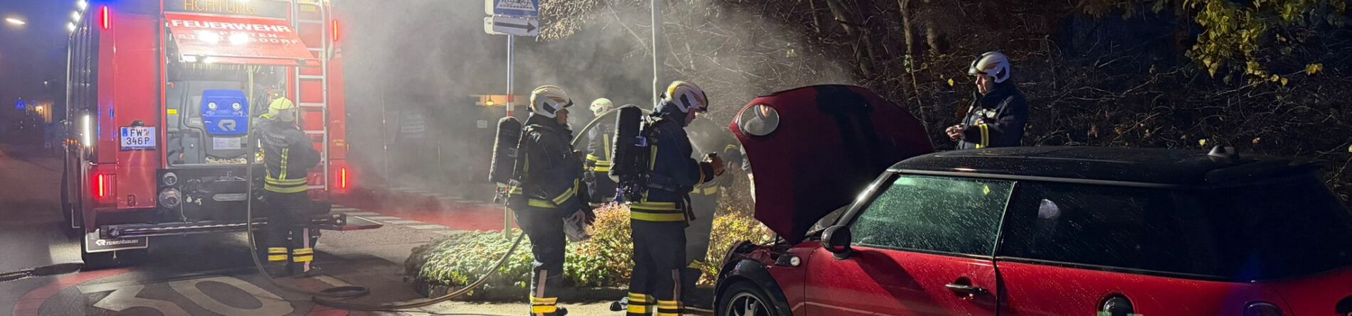 Fahrzeugbrand (B1+WAS) • 12.11.2025, 22:29 Uhr